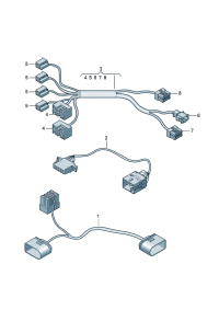 3BD971014C-Cord, adapter Armed with multi-media The model of  (DVD-game console LCD-display)   