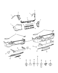 68138413AA-BRACKET FASCIA SUPPORT