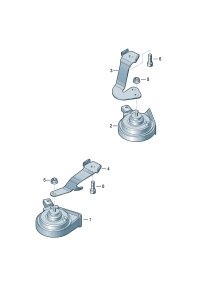 8KD951221A-Horn assy D-15.03.2010