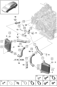 9A714580305-Intercooler-w204/w204  Deprecated parts D  -25.11.2018