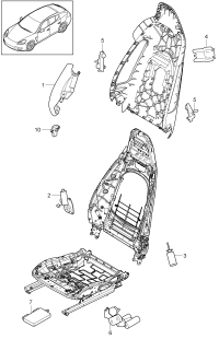 97080308101-Unit, side air bag Seat assy