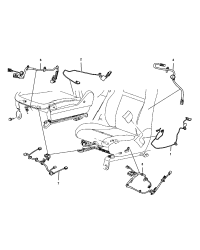 68086368AA-WIRING POWER SEAT