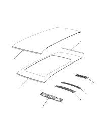 68105827AB-HEADER ROOF REAR