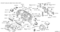 68102EQ410-Plate, instrument panel mounting, lower