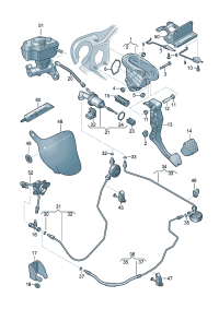 3C0721388P-Cylinder assy-drive