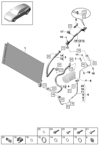 9A726070400-Coolant hose Heat exchang