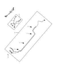 68080863AE-TUBE FUEL SUPPLY AND RETURN