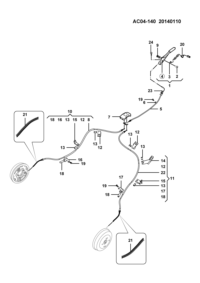 24539598-Actuator assy-hand brake