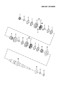24517020-Synchronizer assy-3rd 4th