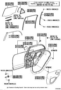 6815212200-RUN, RR DOOR GLASS