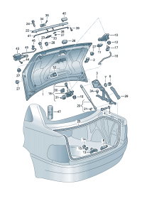 8D5827023P-Cover, rr. hatch