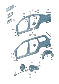 3C9809843A-Trim, quarter panel