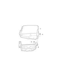3CC919608-Control unit, for rear projection (head up display)