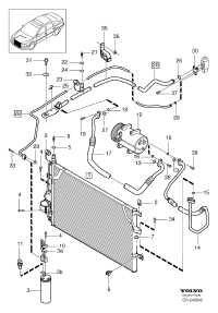 8687568-RADIATOR HOSE W124/E200/E220