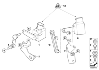 37143412102-Bracket, height sensor front