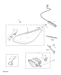 10951121-Lamp assy-tail (quarter)