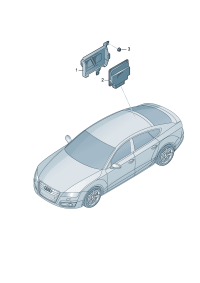 4H0907163B-All wheel drive Cont unit