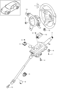 97034700815-Steering column Power-driven