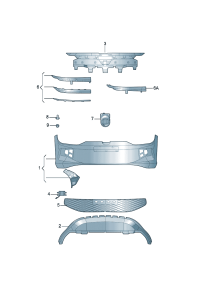 5DL807217A-Bumper, with bracket & Finisher