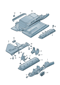 4H188030138M-Finisher, instrument panel (Drivers seat) (ghost (black))