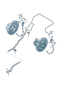 4H1611741-Tube, brake For w/belt extension The model of  Cooperate as needed:    D  -10.01.2