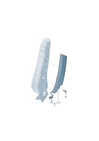 3CD880241A-Unit, side air bag **Install now only * * **Order when ordering * *