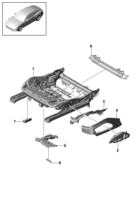 971881105F-Seat frame