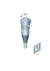 4N4616039F-Damper, air spring [Note] * * * * * * Pay attention to the repair manual   D  -16.12.201
