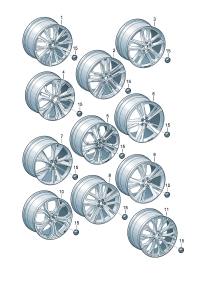 4K0601025AP-Wheel rim-aluminium alloy  Colour code:   D  -21.06.2021