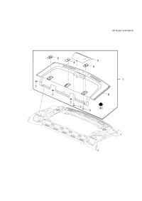 26204682-Garnish assy-rr dr (incl 2-7)