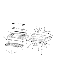 68302114AB-HINGE HOOD