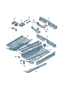 3D7801251-Beam assy-lwr For w/belt extension The model of