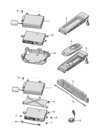 3D0035730E-Box-inboard The control unit is used for telephones, Bluetooth antenna & wlan D-29.09.2014