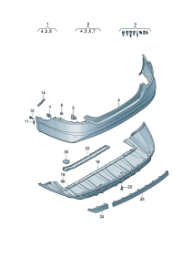 4J3807421A-Plate, bumper D  -31.08.2022