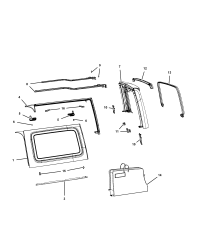68432332AB-FOAM KIT QUARTER WINDOW