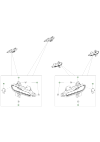 108183100H-Handle, passive door, outside lh