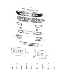68293716AC-CROSSRAIL FRONT BUMPER