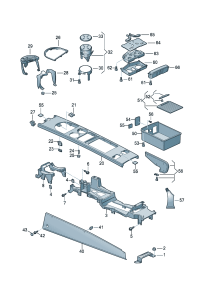 3D0864348B-Bracket Engine mounting