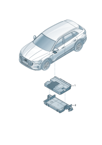 4K1907468E-Bus assy-data Interface, diagnosis (gateway)