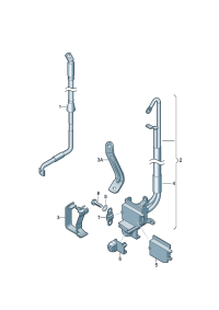 3D1971349A-Harness, Alternator 3g  Box assy-fusible link Channel, drain For vehicles with a second ba