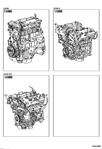 190000V220-ENGINE ASSY, PARTIAL