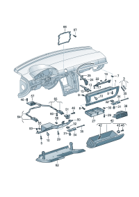 3D1857114E-Retainer-glove box mtg