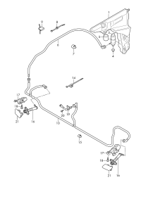 4K8955970D-HOSE-OIL RETURN UPR