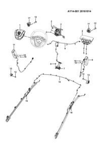 23938537-Module assy-driver air bag