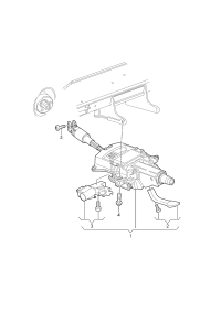 3D1419501AF-Steering column: