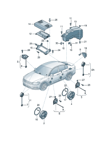 3ED035454-Speaker sub-assy