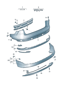 4KE807067-COVER ASSY, PLASTIC