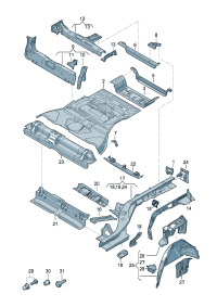 4KE802845-Mounting point, automobile jack