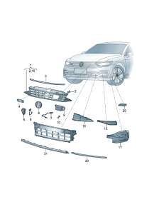 3G0853948AA-Bracket with characters D-31.08.2020