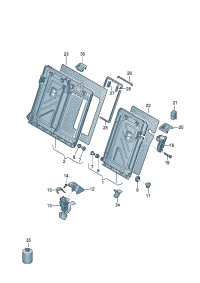 3GD88674782V-Bezel, Belt guide